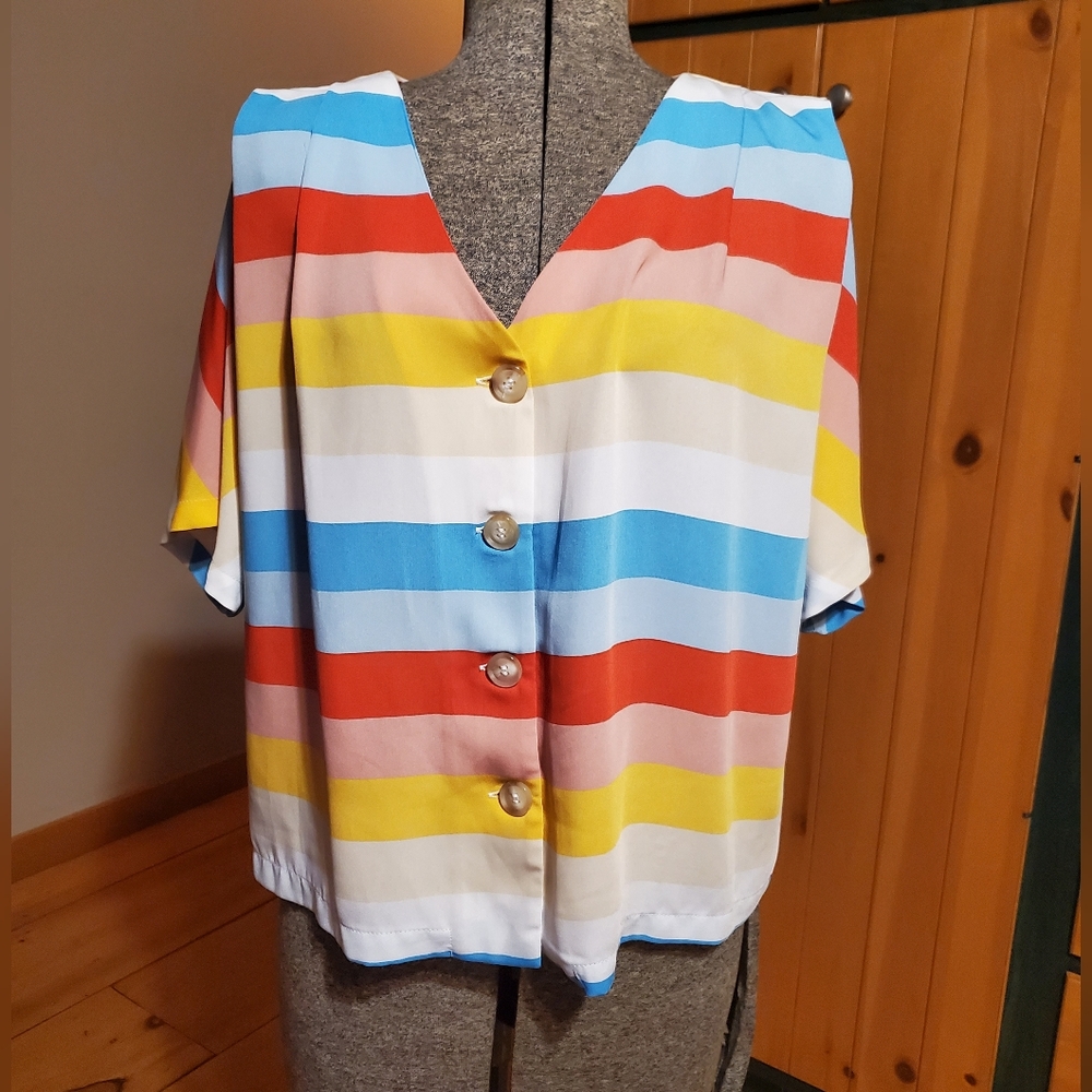 Primary colors blouse